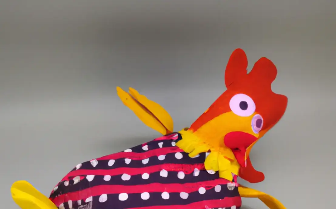 Galinha de croche