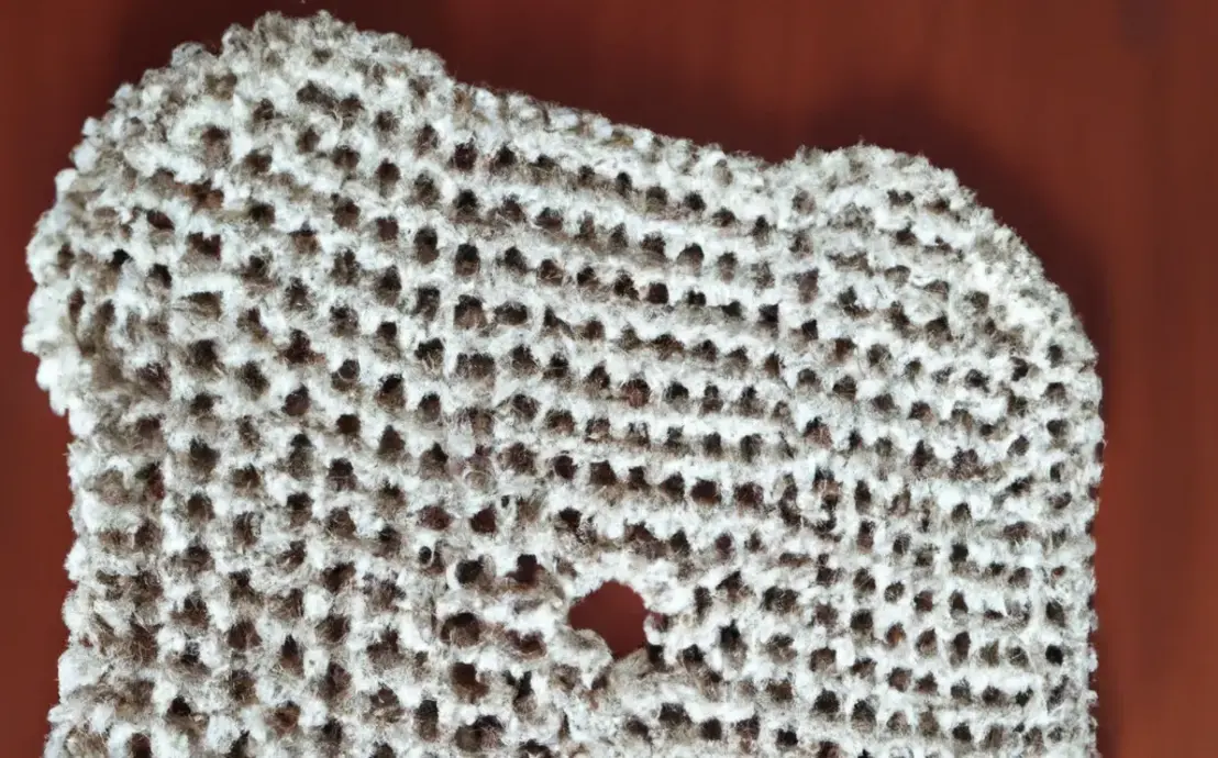 Sousplat de crochê retangular