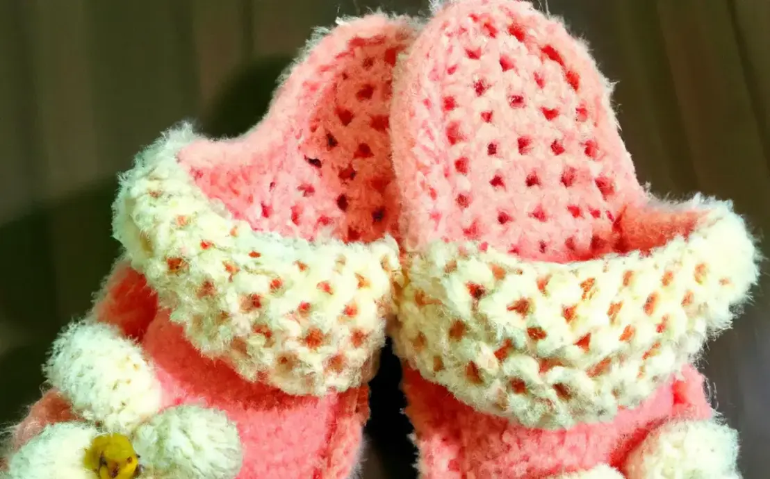 Sapatinhos de crochê