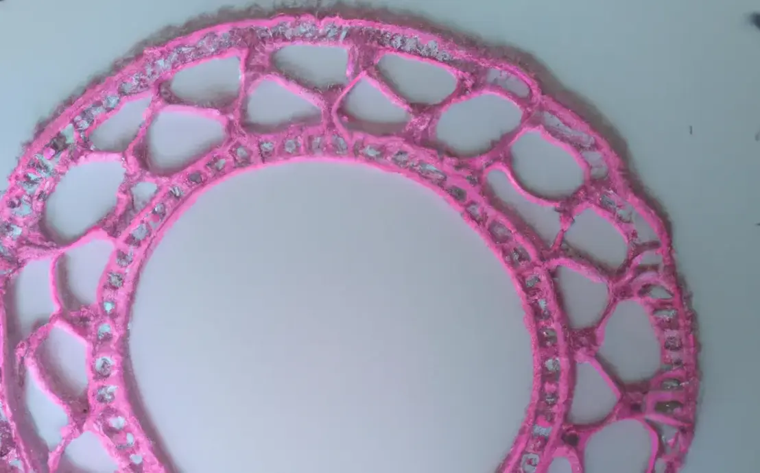 Trilho de mesa em crochê simples