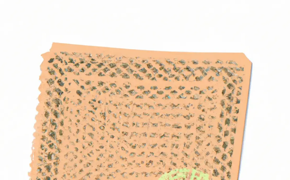 Bico de crochê para pano de prato simples