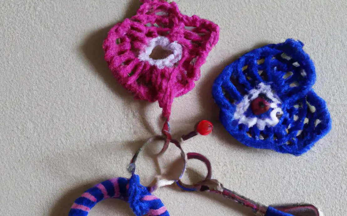 Chaveiro de croche para lembrancinha Chaveiro de croche para lembrancinha