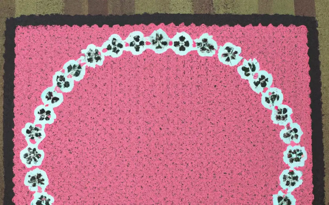 Tapete de sala de crochê