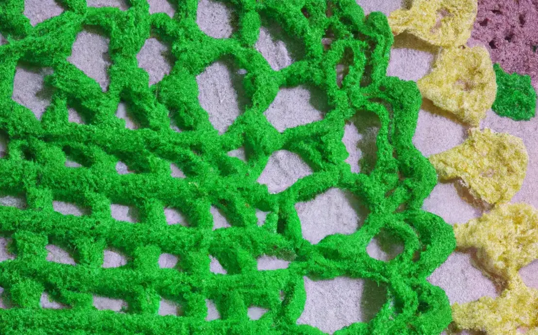 Trilhos de mesa em crochê