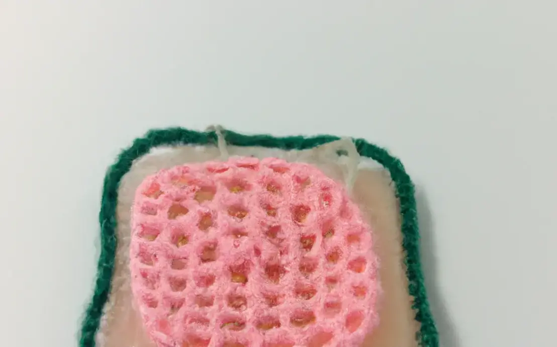 porta sabonete de croche