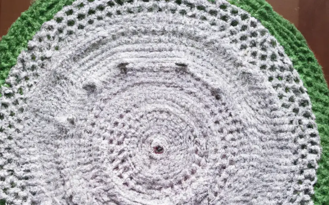 jogo americano de croche redondo