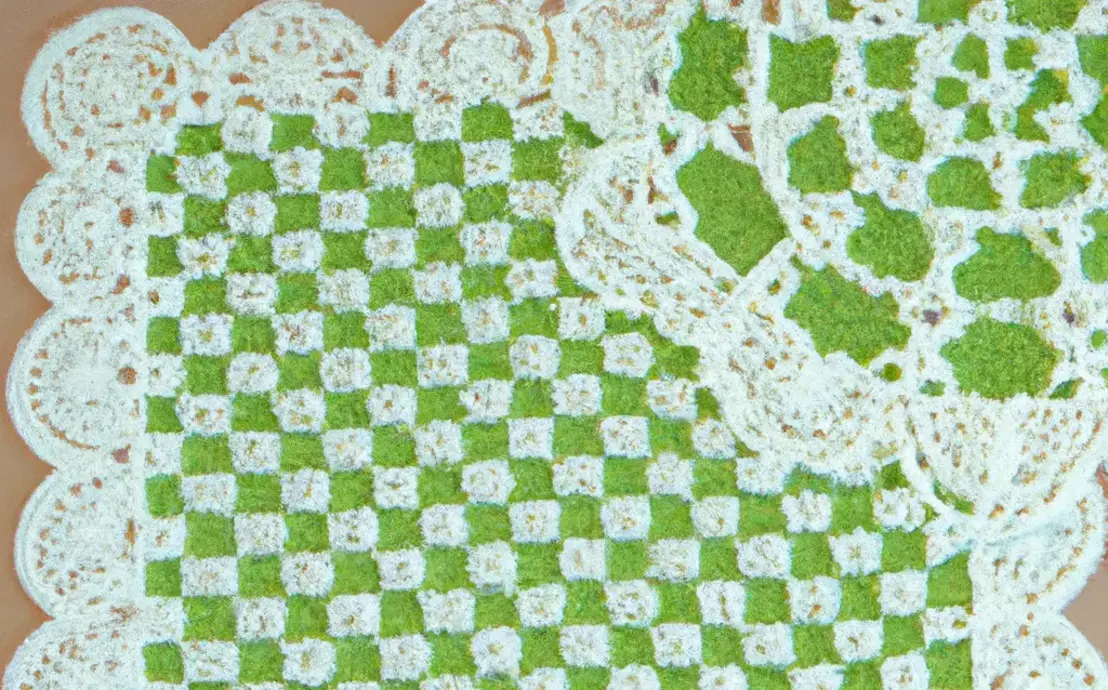 pano de prato com bico de crochê