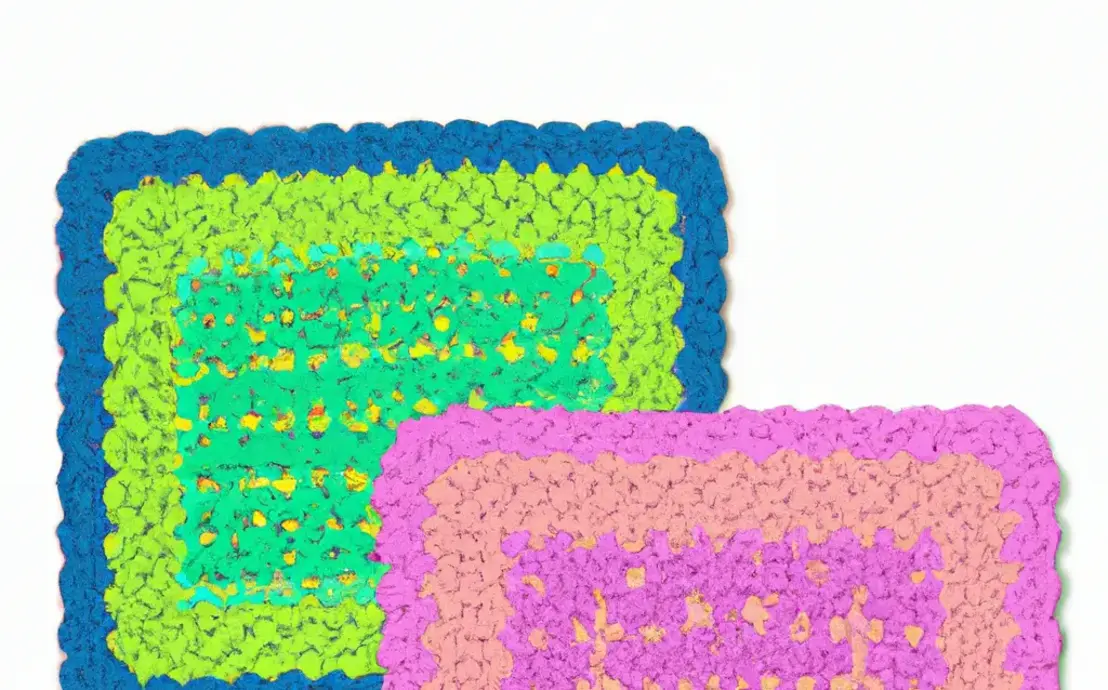 Bico de crochê para toalha de rosto