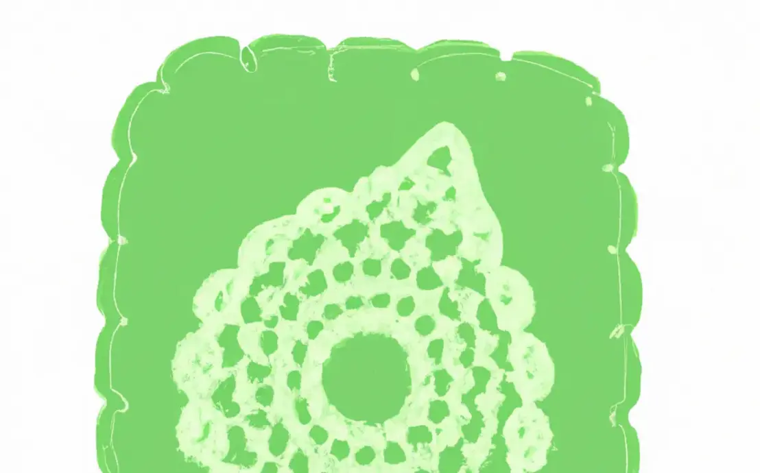 Barrado de pano de prato de croche