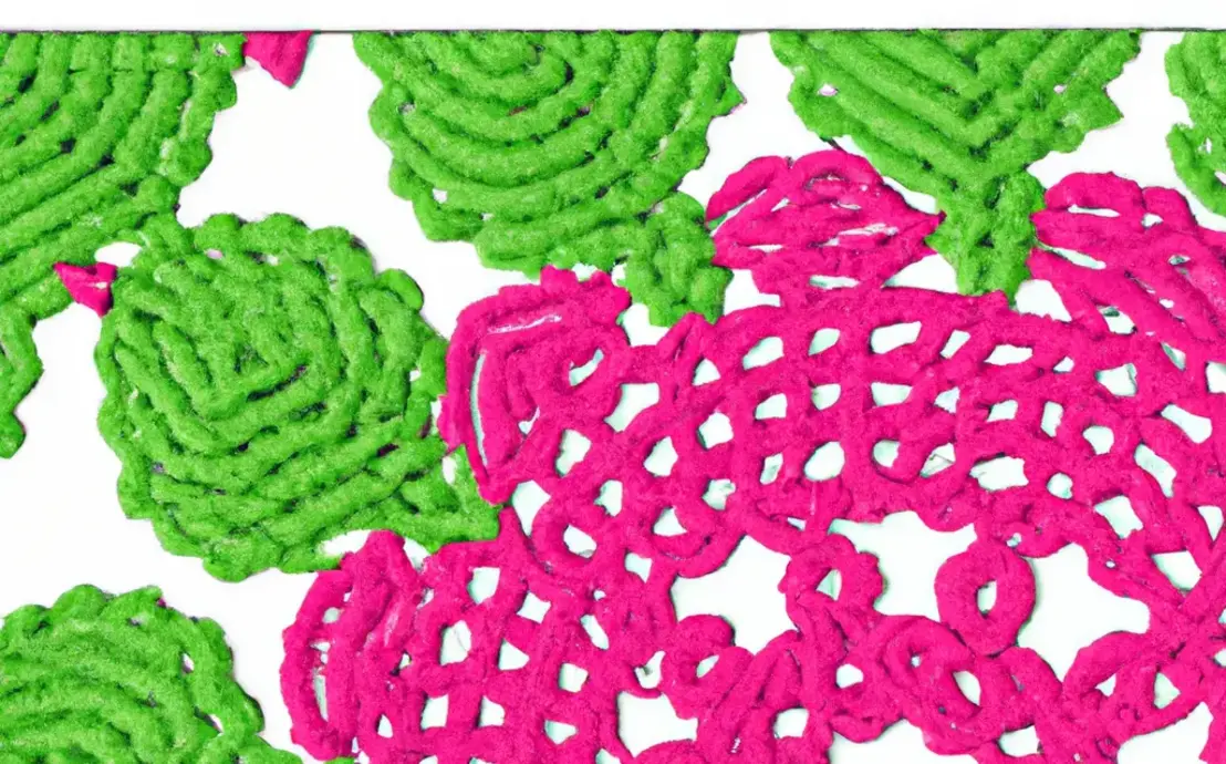 Barrado de croche para toalha de banho