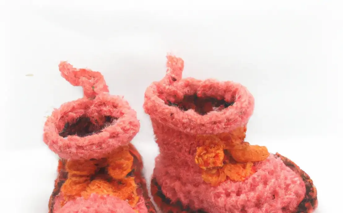Sapatinhos de croche para bebes