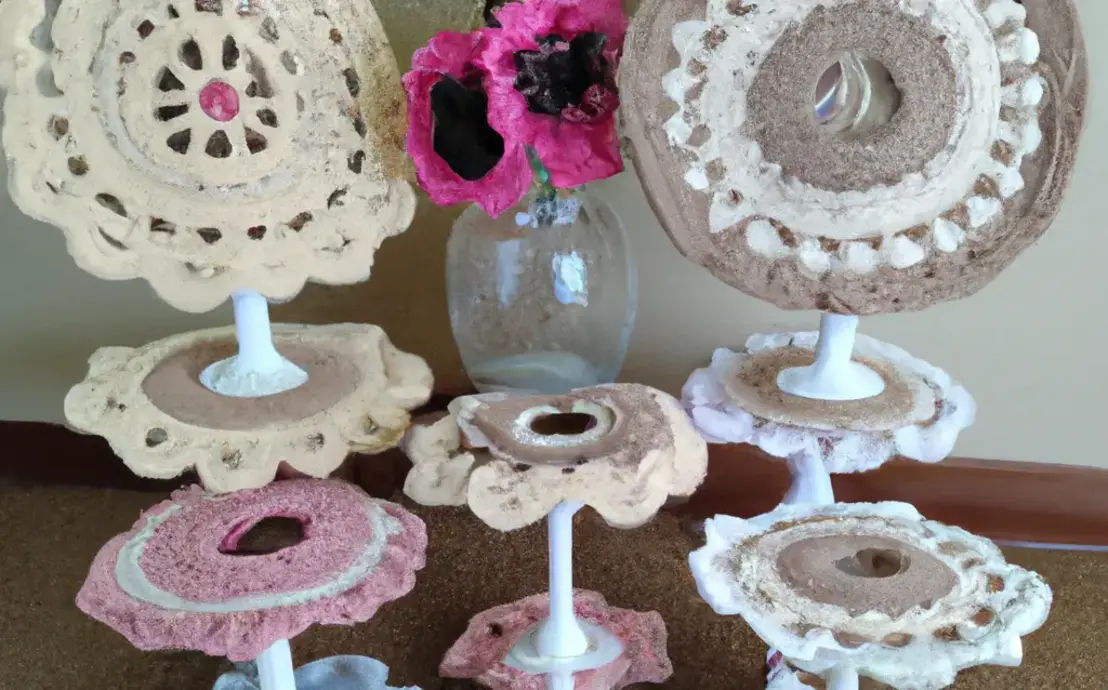 Toalha de mesa redonda de croche