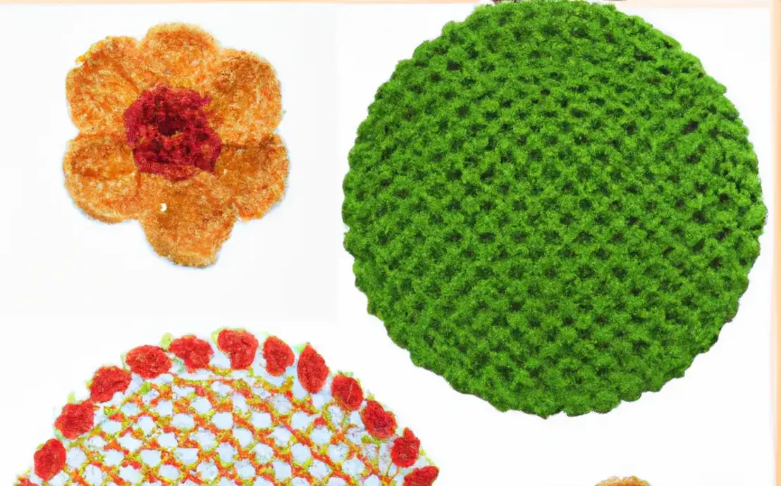 Tapete de croche cozinha