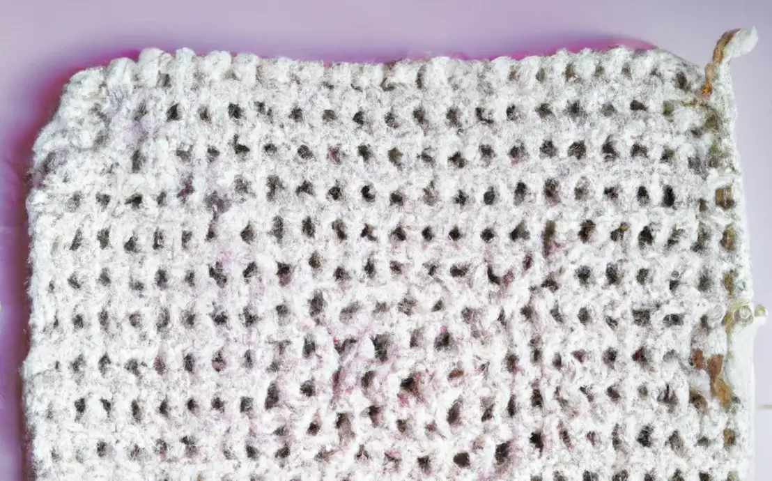 Tapete de croche quadrado para sala