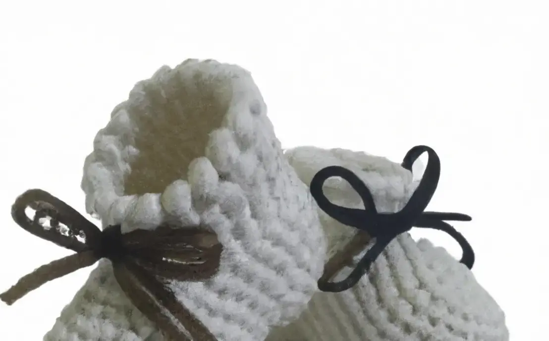 Sapatinho de crochê para bebê de 3 a 6 meses Sapatinho de crochê para bebê de 3 a 6 meses