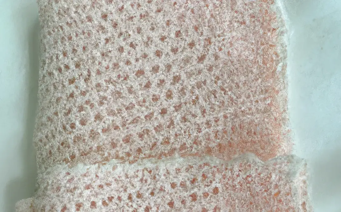 Bico de crochê para toalha de rosto