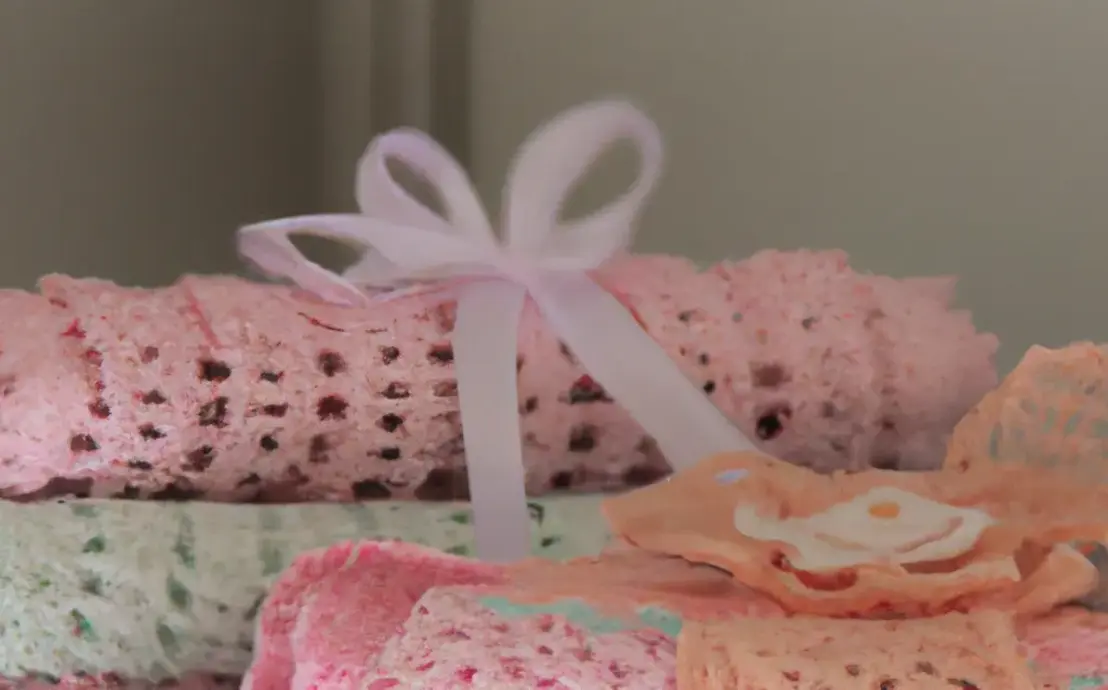 Bicos de croche em fraldas