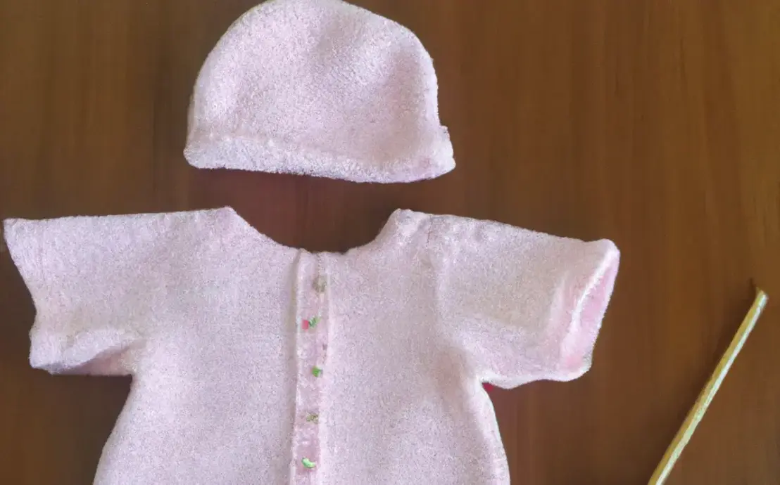 Vestido de crochê para bebê de 0 a 6 meses