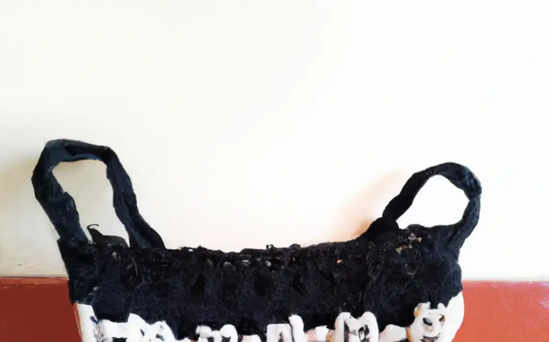 Bolsa de crochê colorida