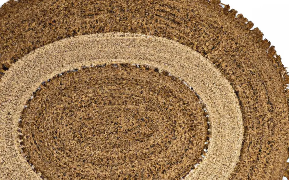 Tapete de crochê oval simples