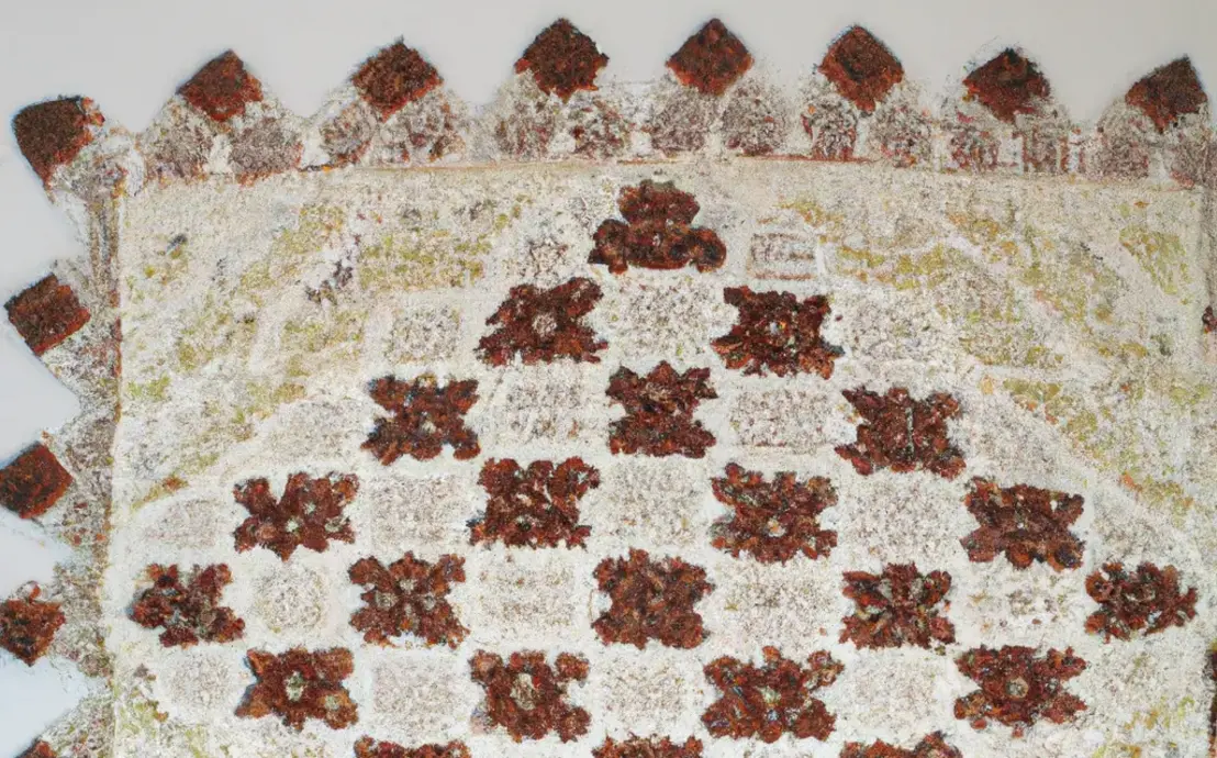 Tapete de croche quadrado para sala