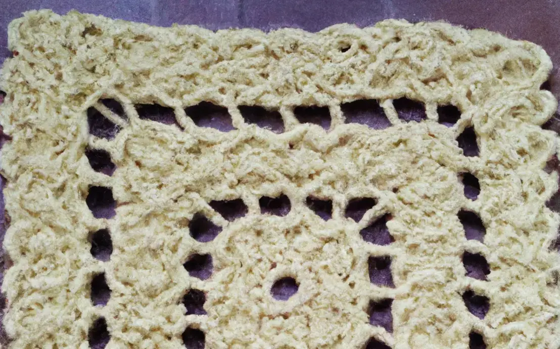 Tapetes retangulares de croche