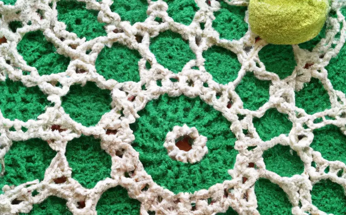 Tapete simples de croche