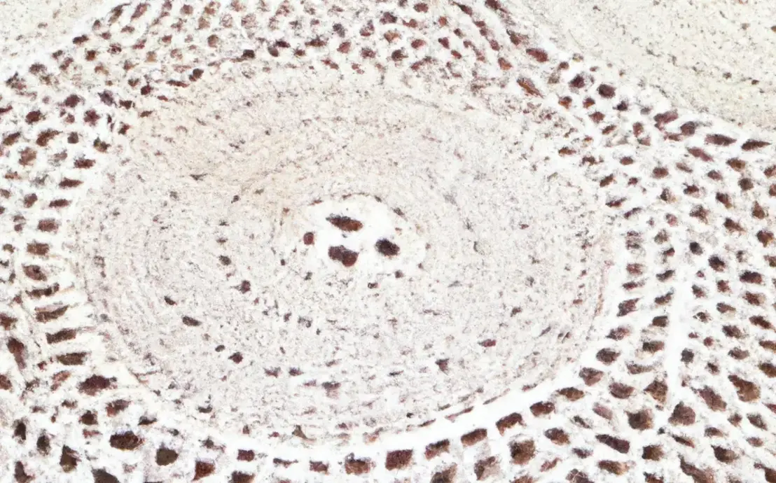 Bico de croche para toalha de rosto