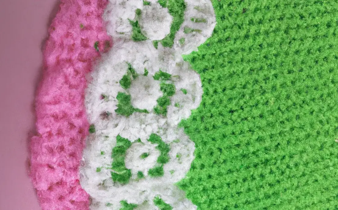 Bico de fralda de crochê