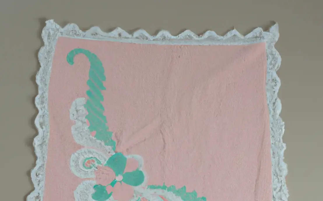 Bico de croche para toalha de mesa carreira unica