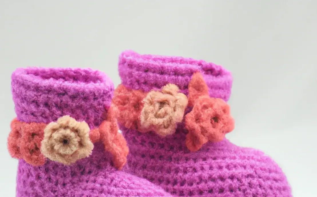 Sandalinha de crochê para bebê