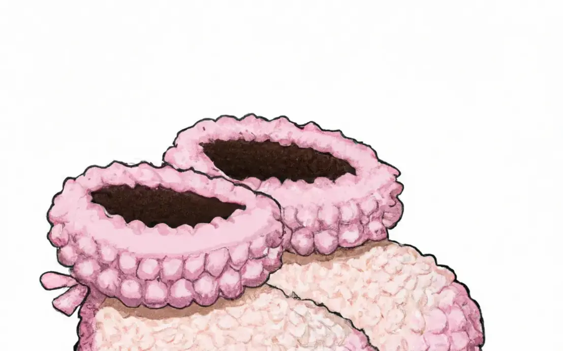 Sapatinho de crochê para bebê feminino