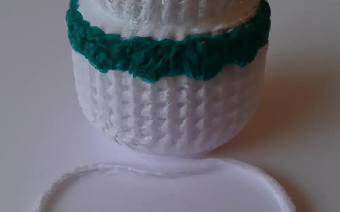 Puxador de geladeira de crochê