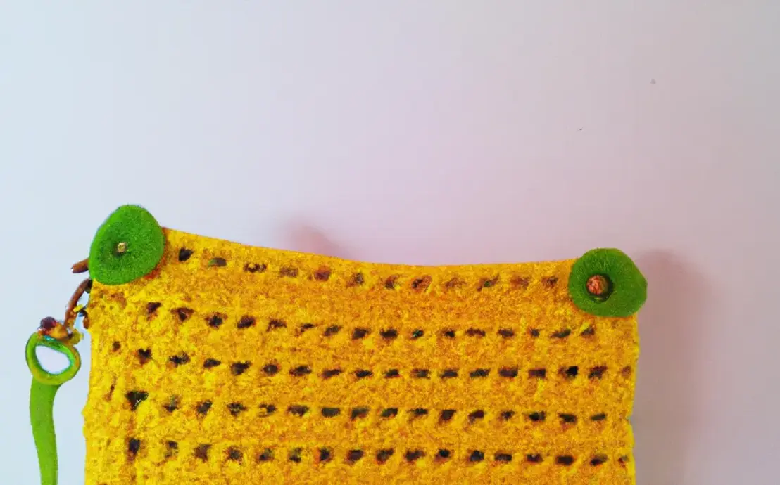 Porta moedas de croche