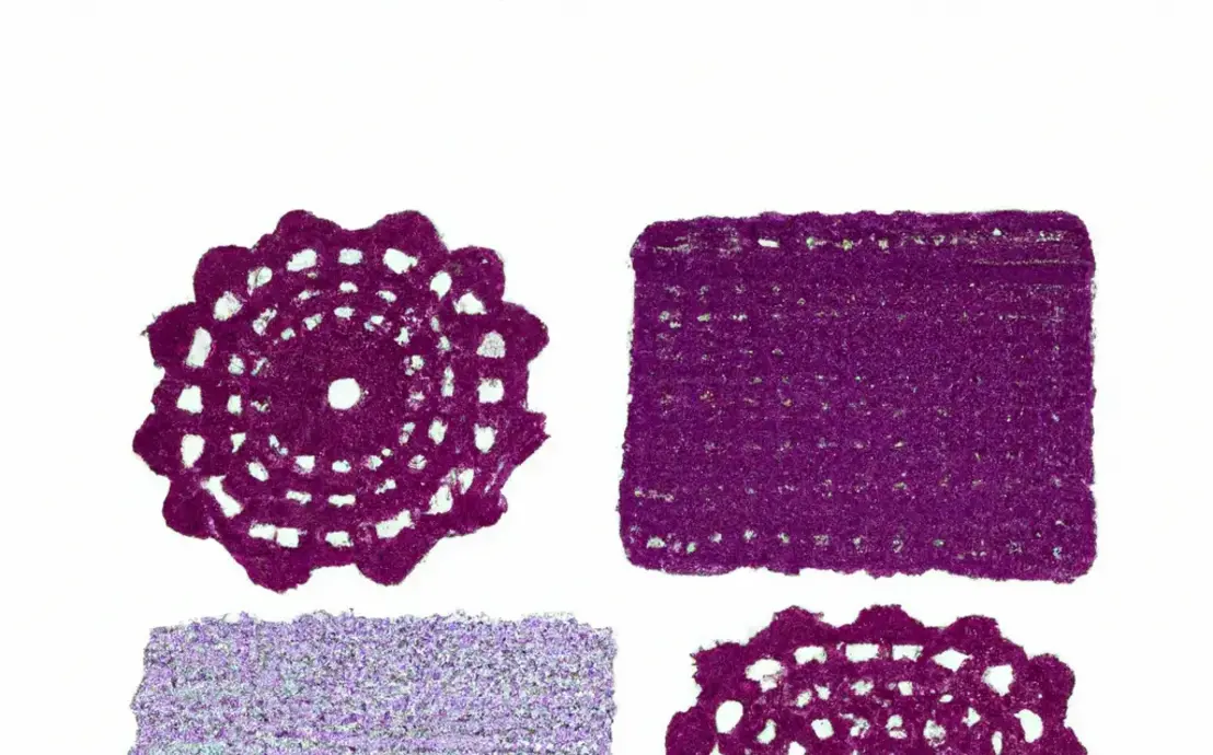 Jogo de tapete para cozinha de crochê