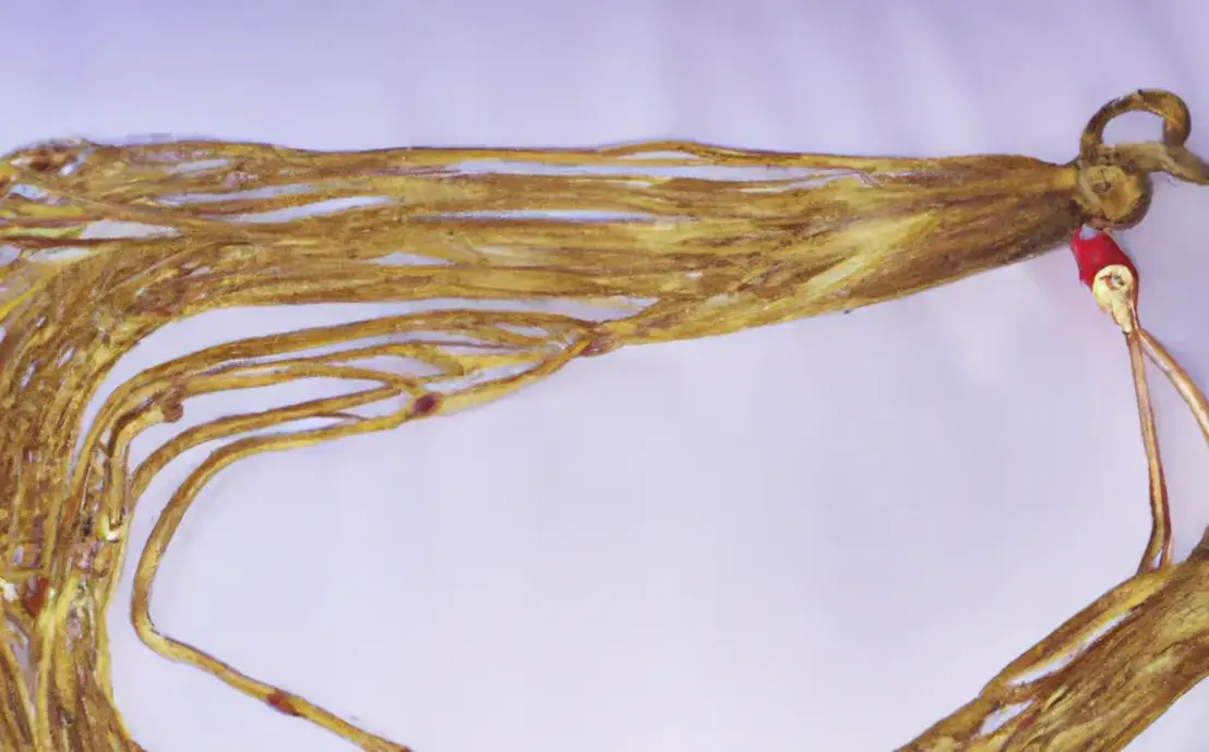 Linha dourada para crochê