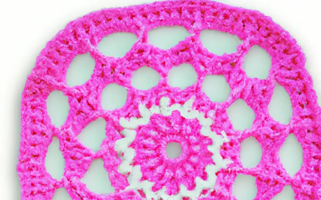 Square de crochê quadrado