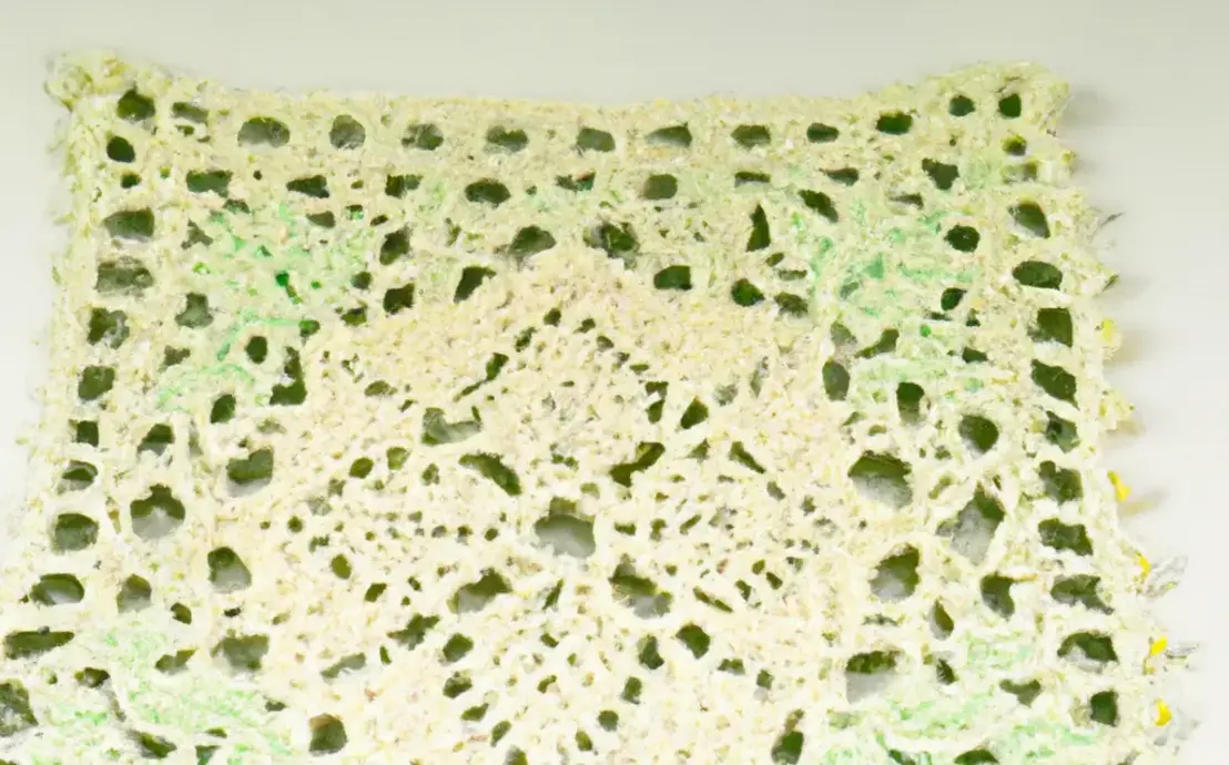 Bico de croche para toalha de rosto