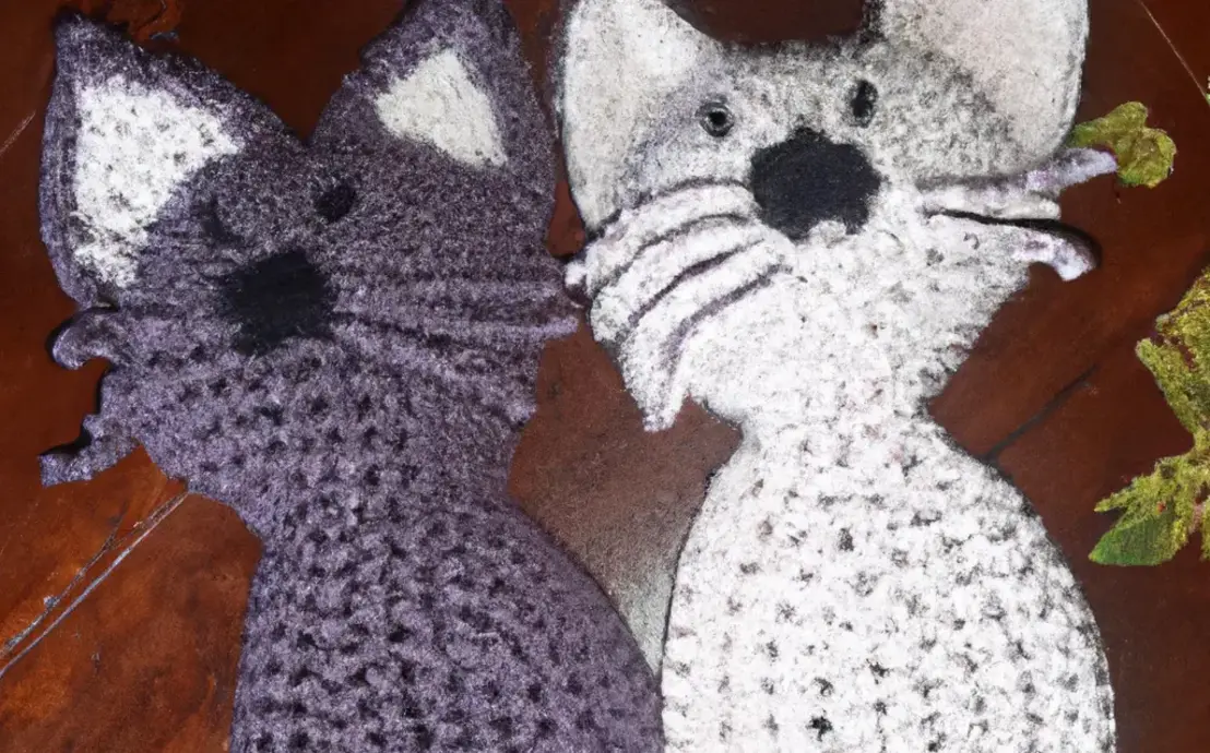 Gatinhos de croche Gatinhos de croche