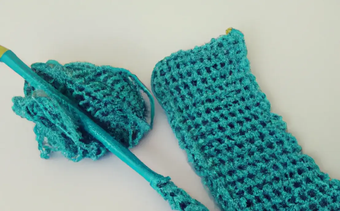 Bico de fralda de crochê simples