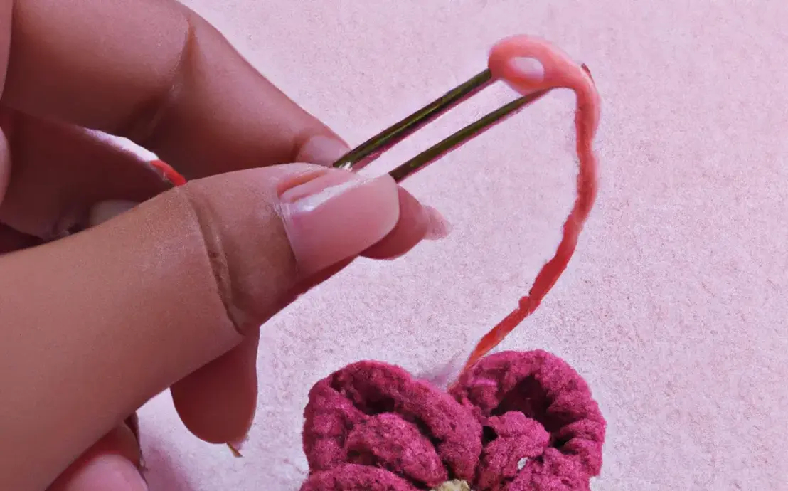 Flor de croche para aplicação passo a passo Flor de croche para aplicação passo a passo
