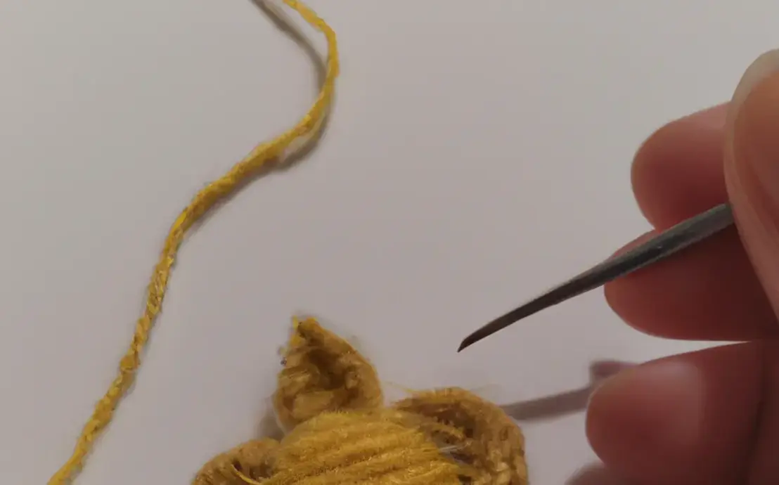 Bico de crochê pequeno