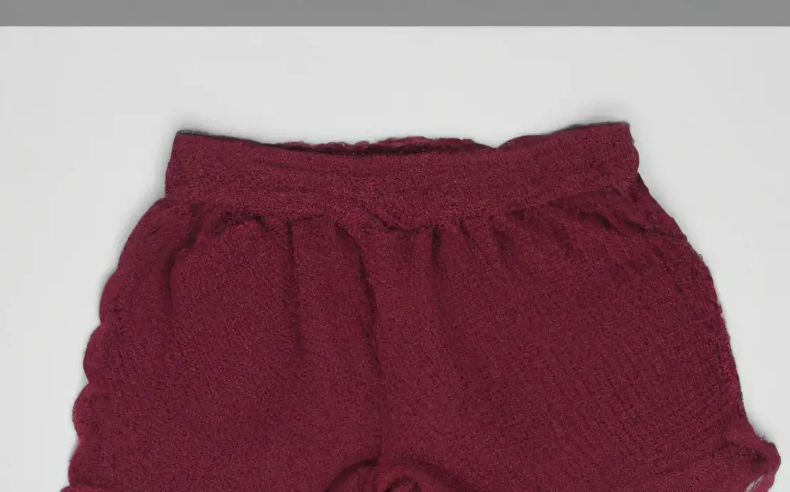 Shorts de croche feminino