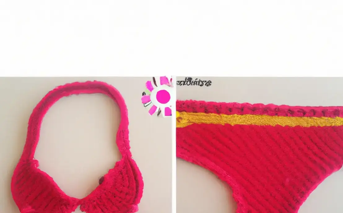 Biquini de croche com bojo