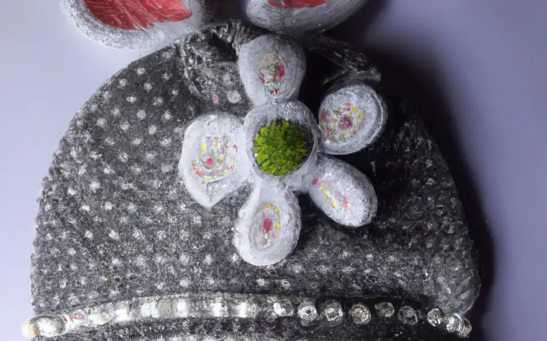 Chapéu de crochê para bebê