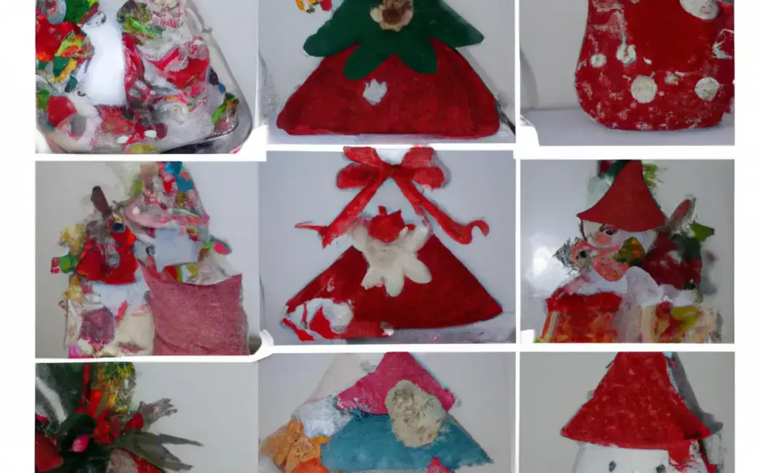 Enfeites de natal de croche