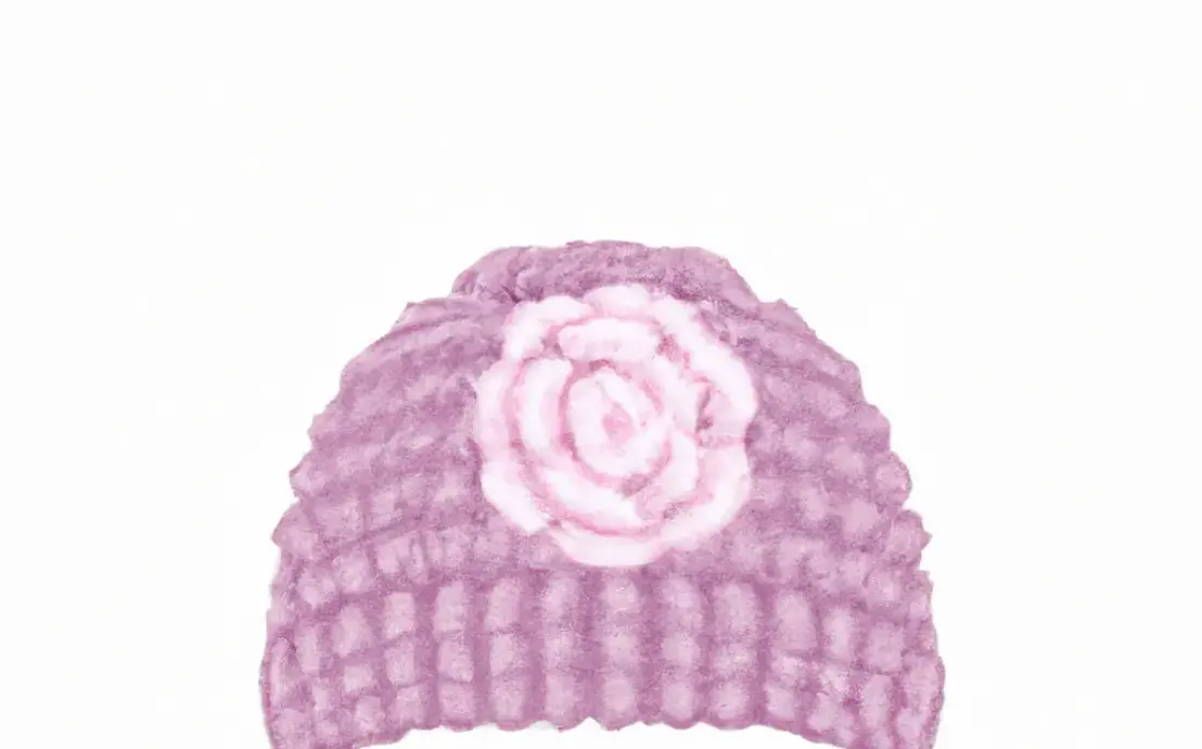 Chapeuzinho de crochê para bebê