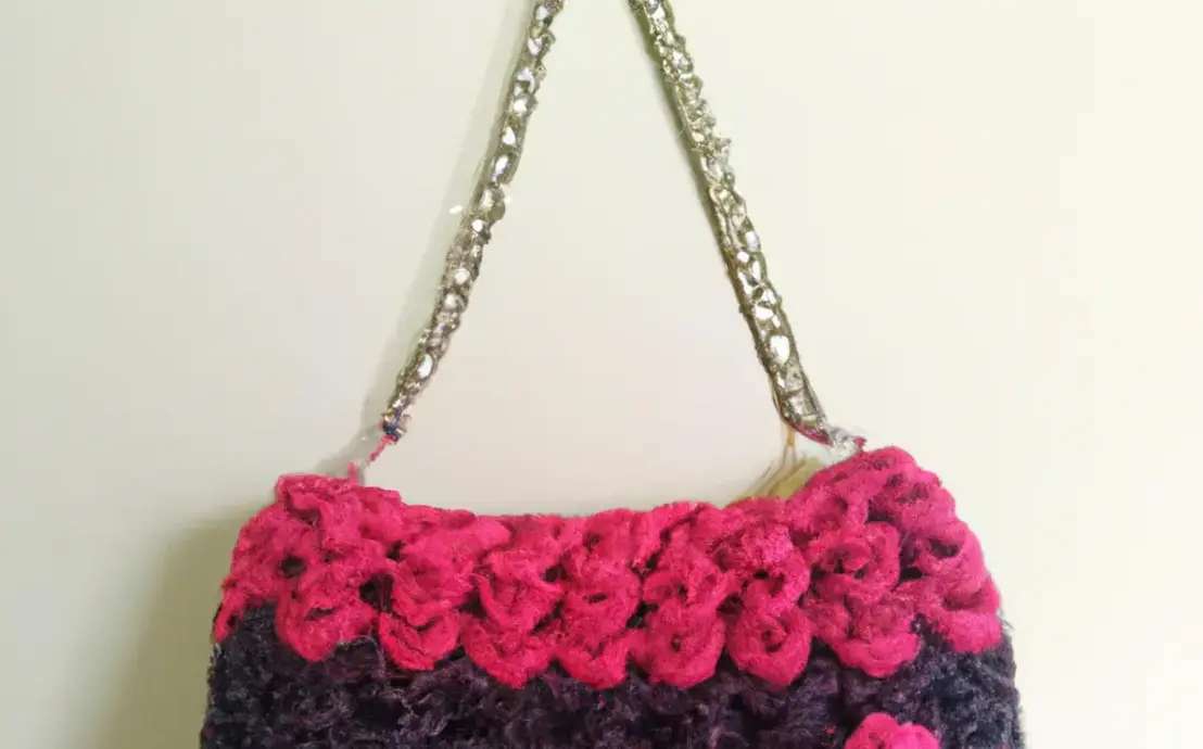 Bolsinha de croche pequena