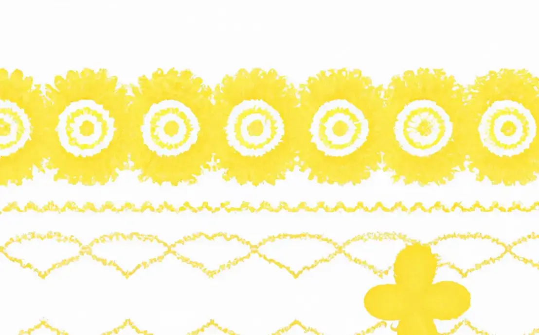 Bicos de croche com cantos e graficos