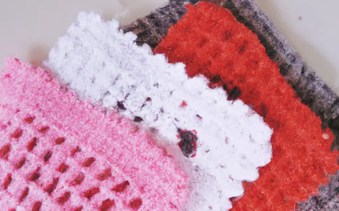 Bico de pano de prato de crochê simples